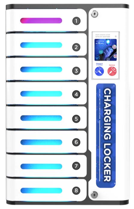 Customizable charging locker